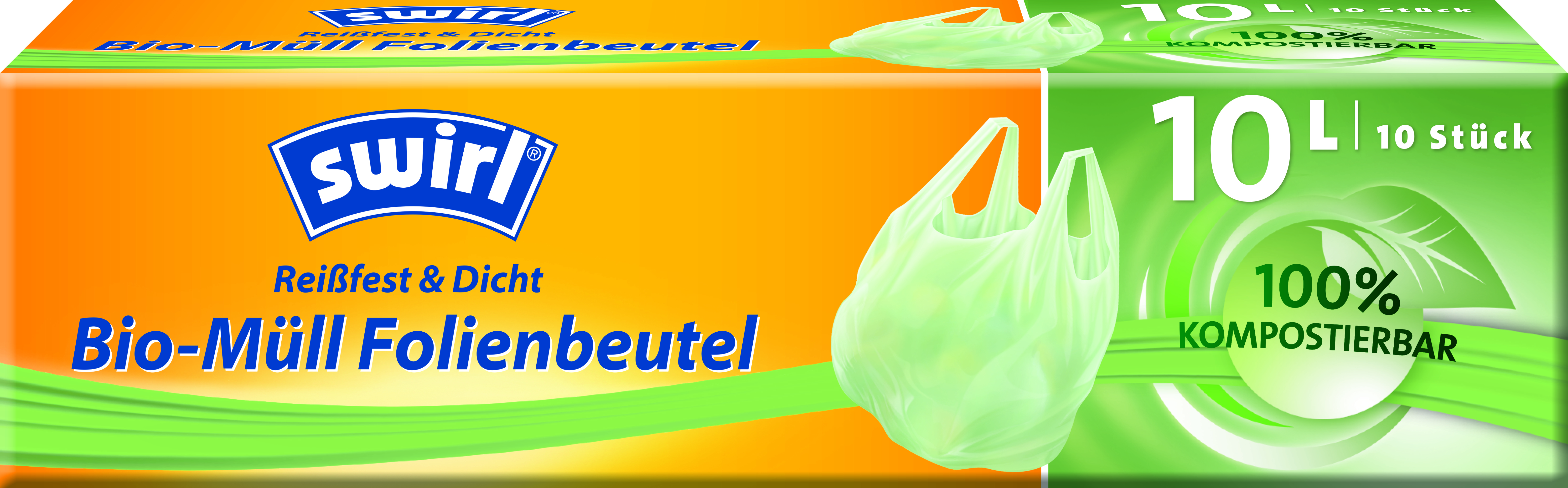 MELITTA EUROPA GMBH & CO. KG GESCHÄFTSBE Bio-Müll Folienbeuten Tragegriff 10L 10 Beutel