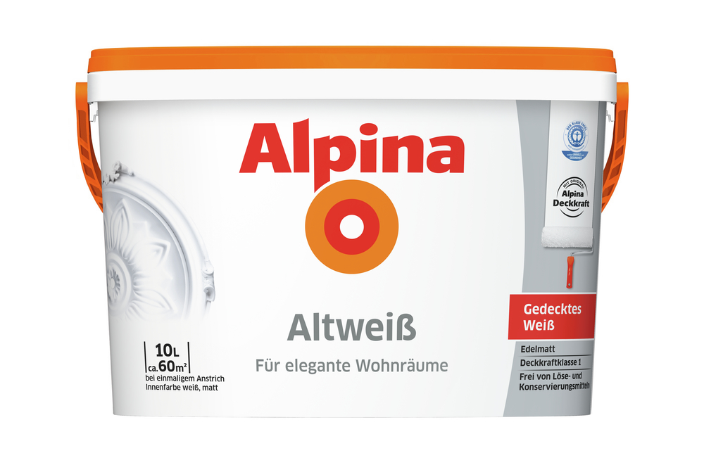ALPINA FARBEN Alpina AltWeiß 10L konservierungsmittelfrei