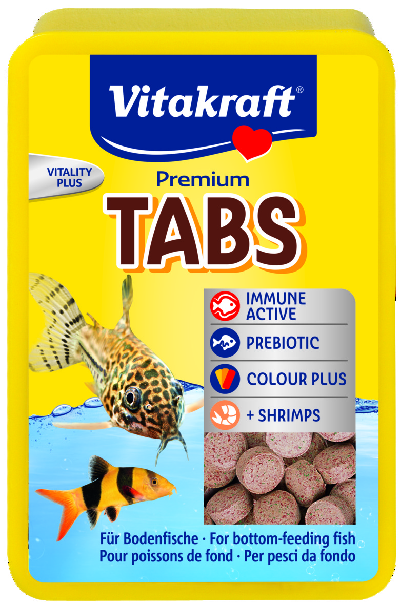 VITAKRAFT Fischfutter TABS Futtertabletten 100 Stk 