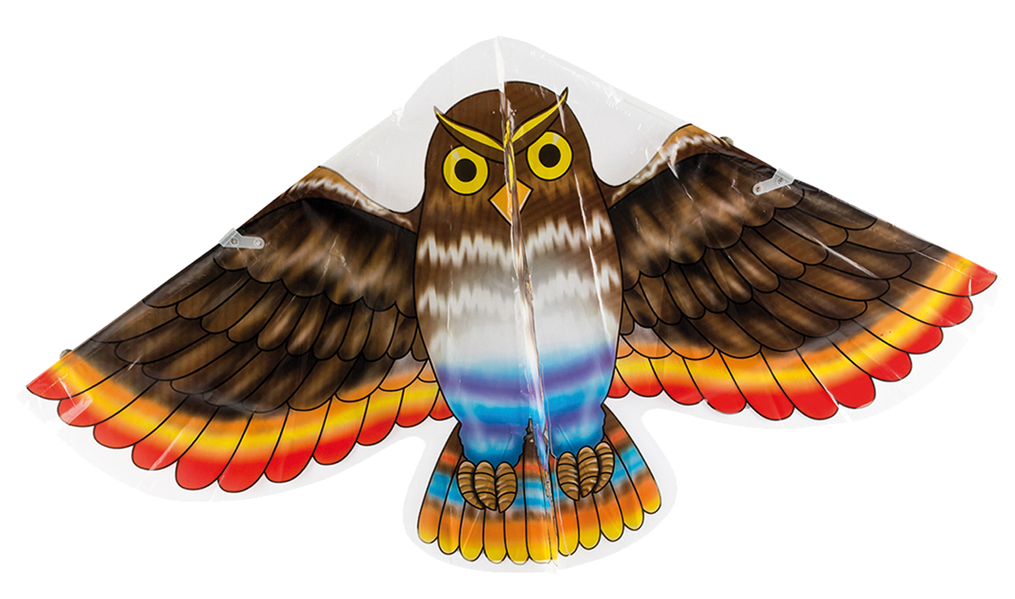 HAPPY PEOPLE GMBNH & CO.KG Drachen Vogelform Eule ca.115x70cm 