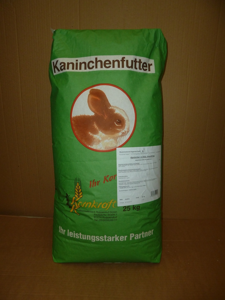 MISCHFUTTER RUPPENDORF Kaninchen m.Kräuter 3mm 5kg 