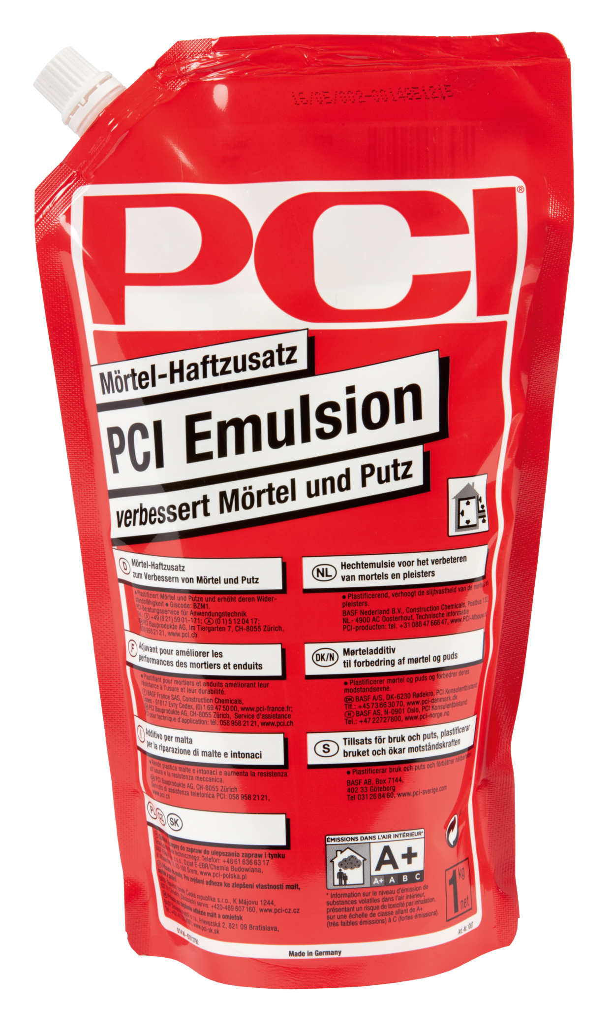 ZL OST PCI Emulsion Mörtel-haftzusatz 1kg Standbodenbeutel