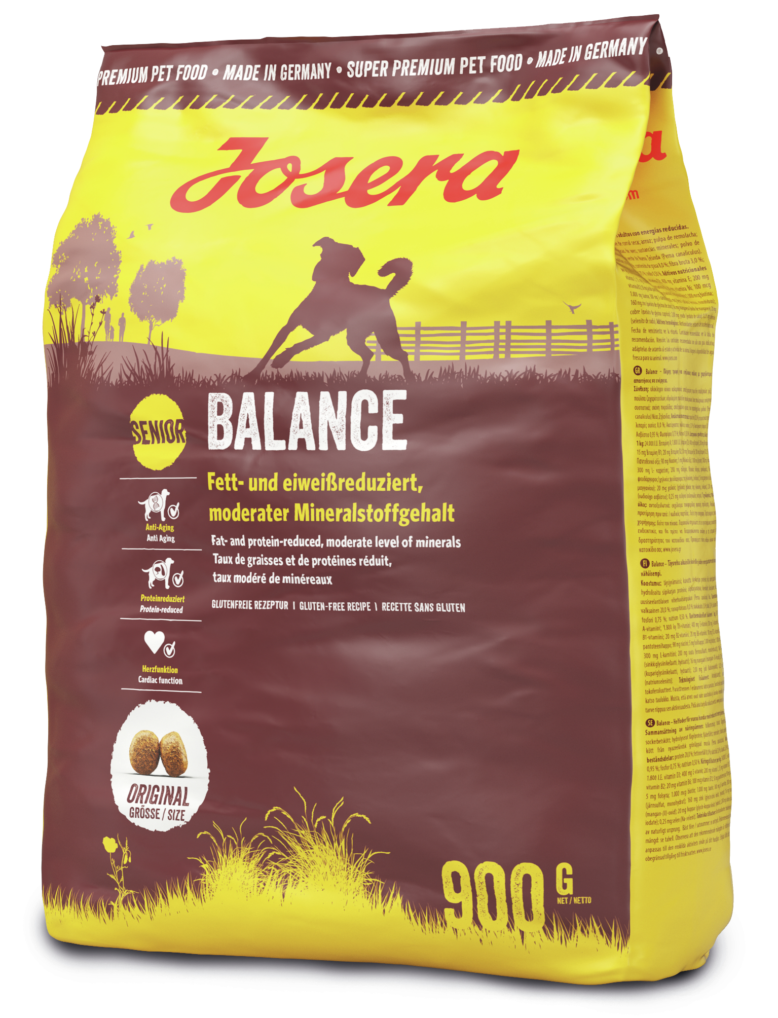 GRUNER Josera Balance 900g Hundefutter Super Premium - KEINE DISPO