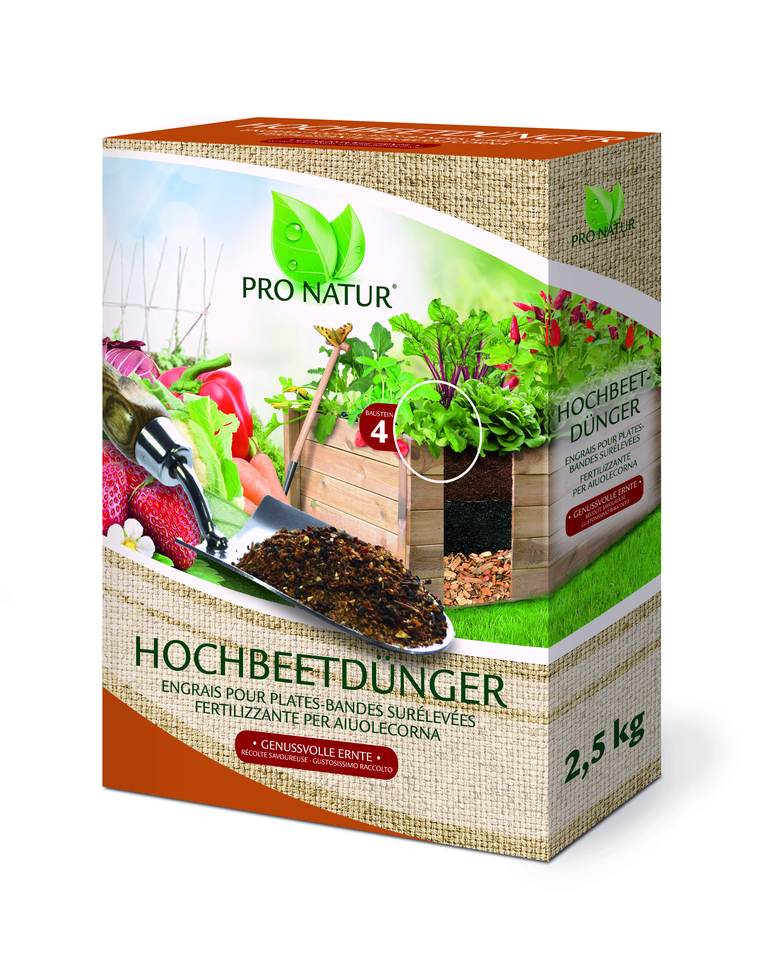 ZL OST Pro Natur Hochbeetdünger 2,5kg NPK 7+4+7 organisch-mineralisch