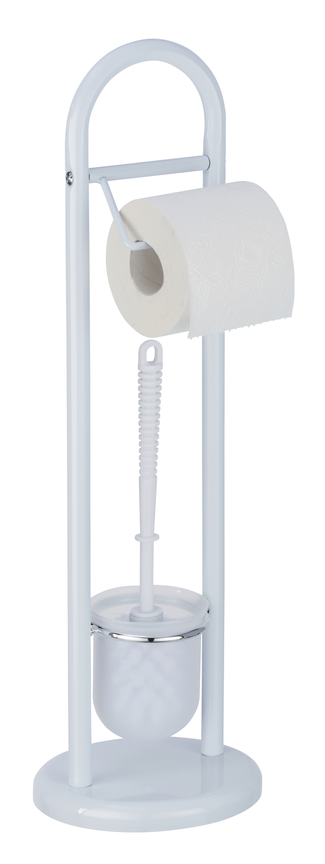 Stand-WC-Garnitur Exclusiv Siena weiß WENKO WENSELAAR GMBH KG Stand-WC-Garnitur Exclusiv Siena weiß mit Toilettenpapierhalter, BD-ACC
