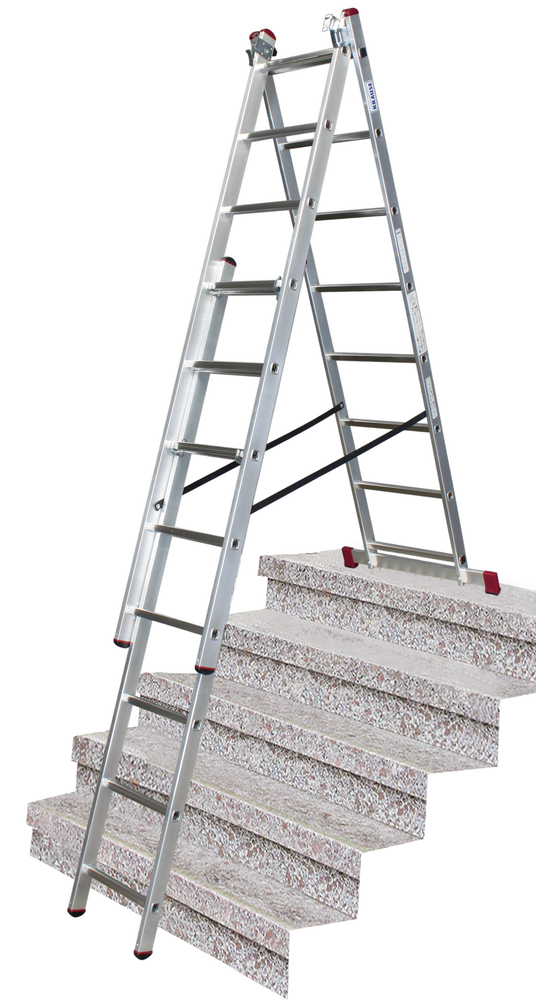 KRAUSE WERK GMBH & CO.KG Corda Vielzweckleiter Treppe 3x08 Spr. 