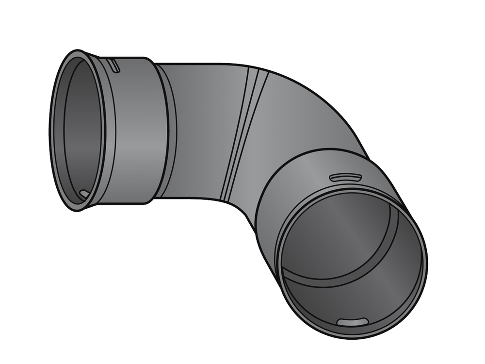 FRÄNKISCHE ROHRWERKE Strabusil Bogen 90° DN 100 