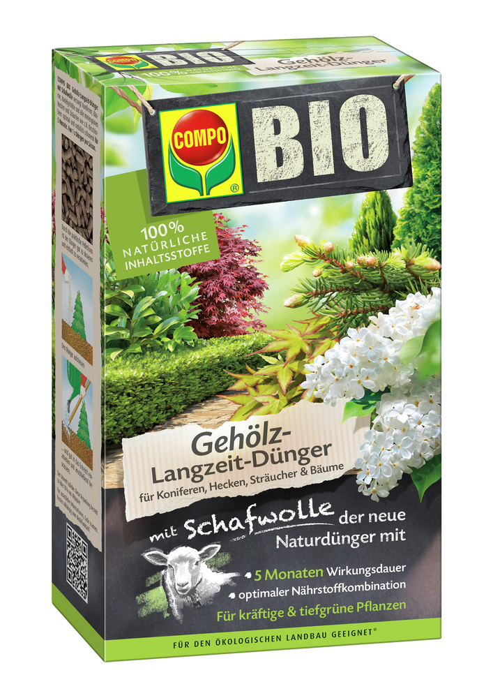 COMPO COMPO Bio Gehölz Langzeit-Dünger 750g Compo EREG