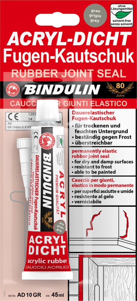 BINDULIN Acryl-Dicht grau SB 50ml 