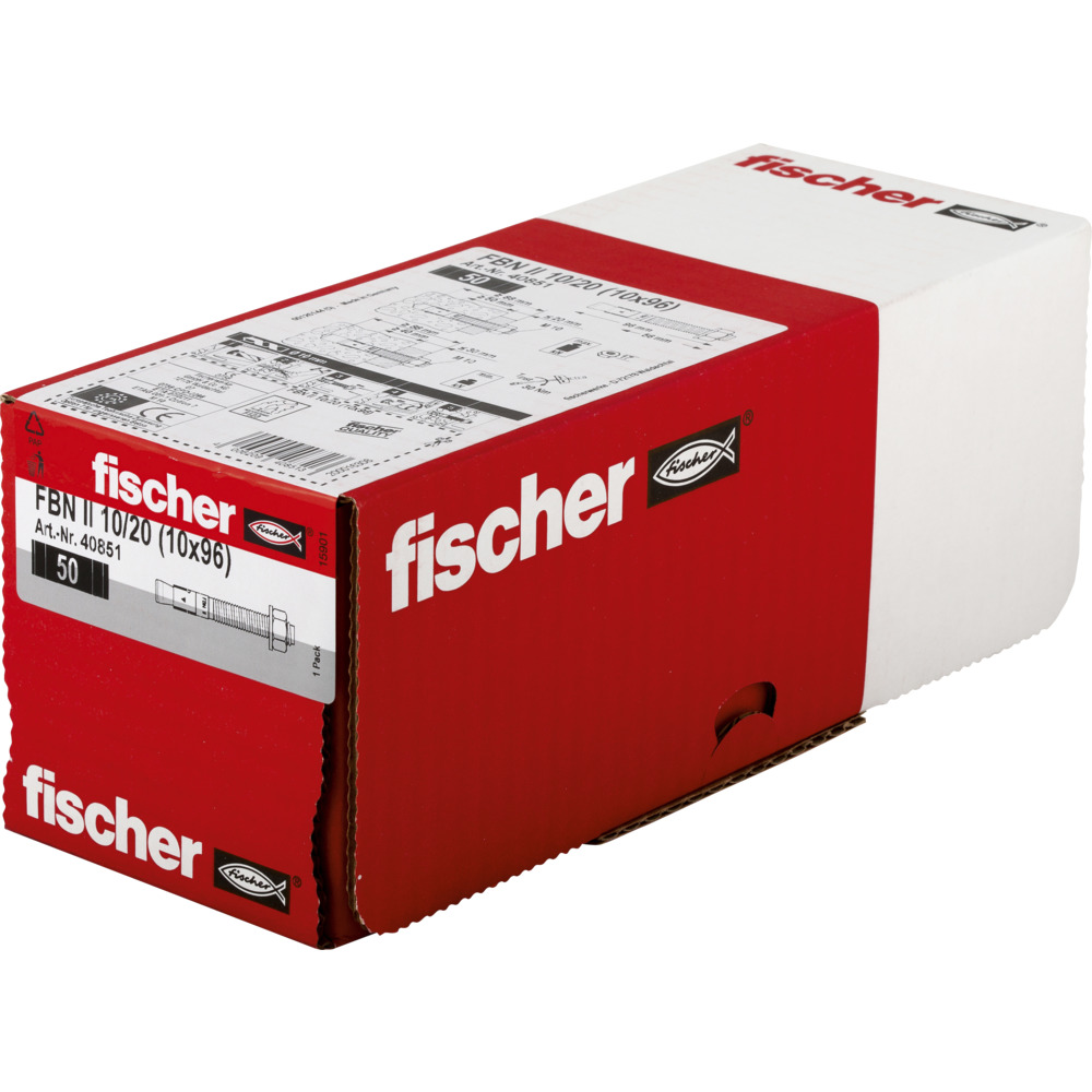 FISCHER Bolzen FBN II 10/20 galv. verz. (50 St.) 