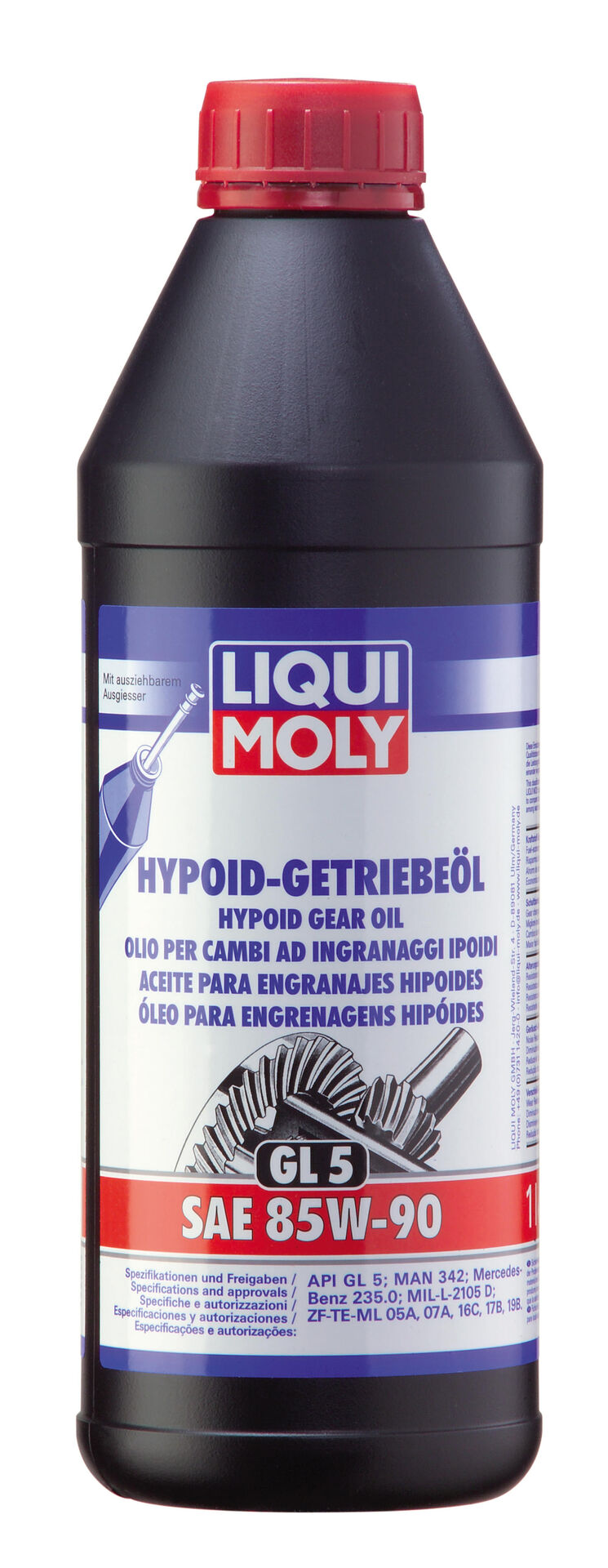LIQUI-MOLY Hypoid-Getriebeöl (GL 5) SAE 85W-90 1 l 