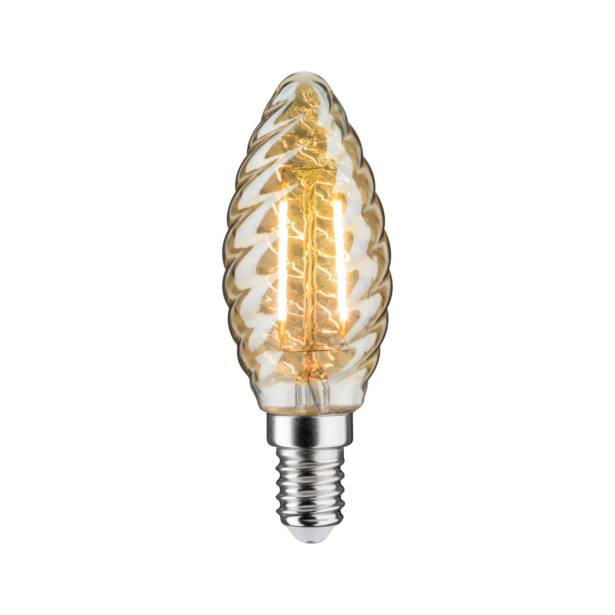 PAULMANN Leuchtmittel Kerze ged LED 2,6W E14 gold 260lm, 2500K, 230V