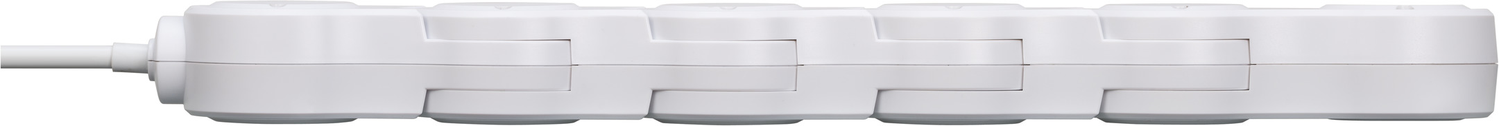 BRENNENSTUHL Steckdosenleiste Vario Power USB weiß 5fach, 1,4m, H05VV-F3G1,5/Schalter