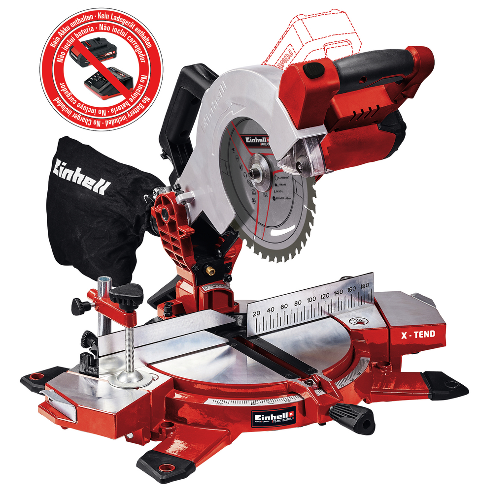 EINHELL Akku-Kappsäge TE-MS 18/210 Li-Solo 