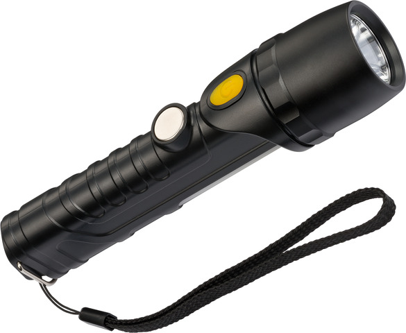 BRENNENSTUHL Taschen-/ Handlampe LED LuxPremium 300 240+360lm, 3xAA, IP54, Magnet, Haken
