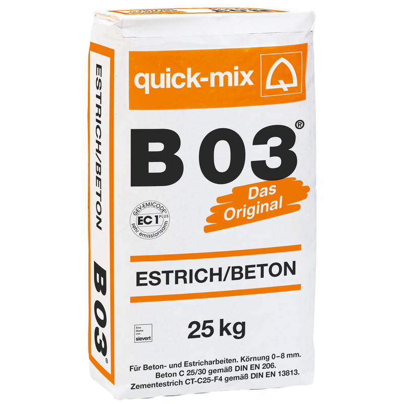 QUICKMIX Estrich/Beton B 03 40kg 