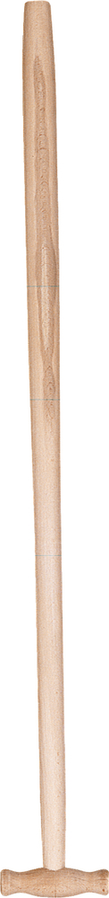 TRIUSO Spatenstiel Esche T-Griff gebogen 95 cm 
