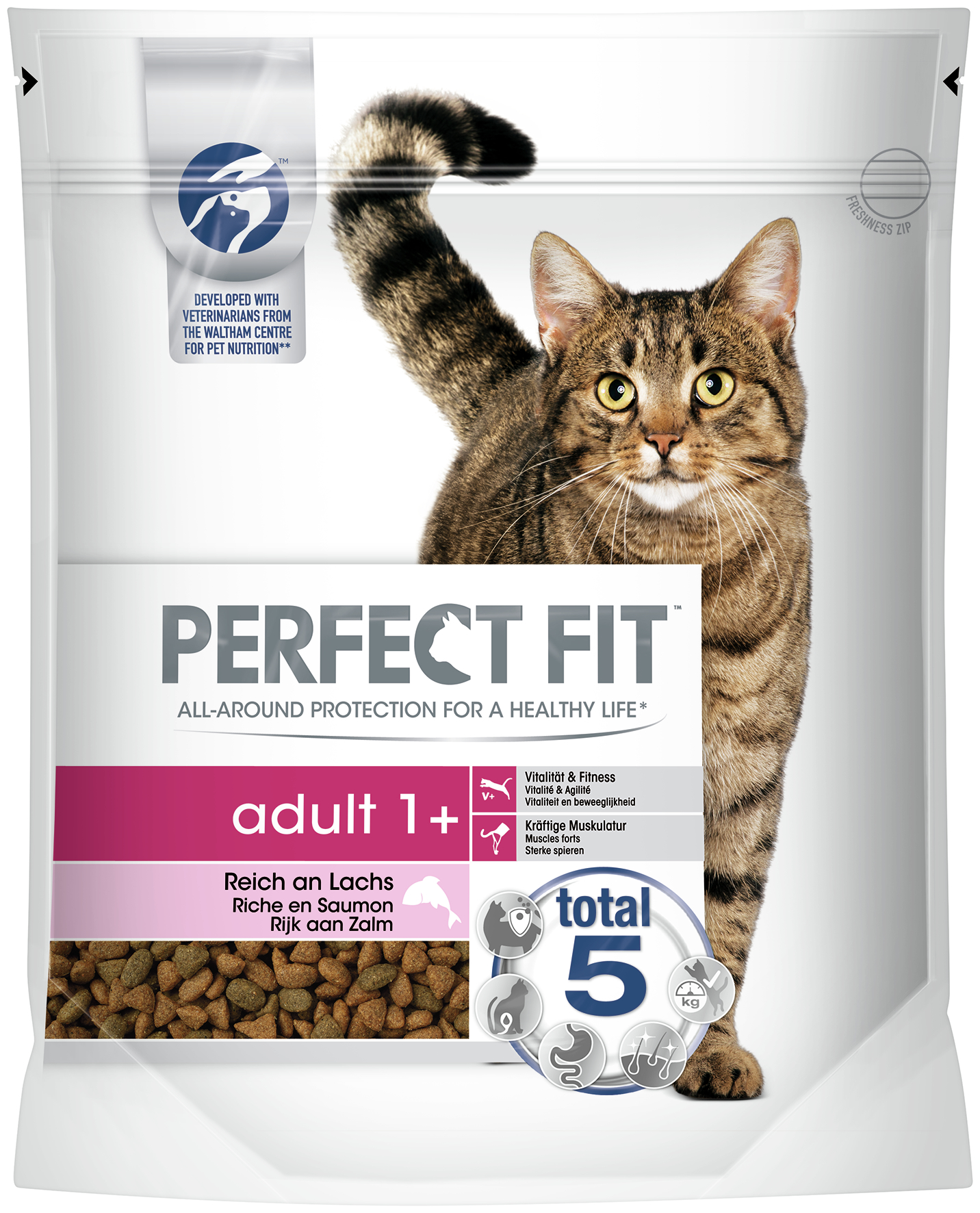 BTG BETEILIGUNGS GMBH PerFit Cat Adult 1+ reich an Lachs 750g 