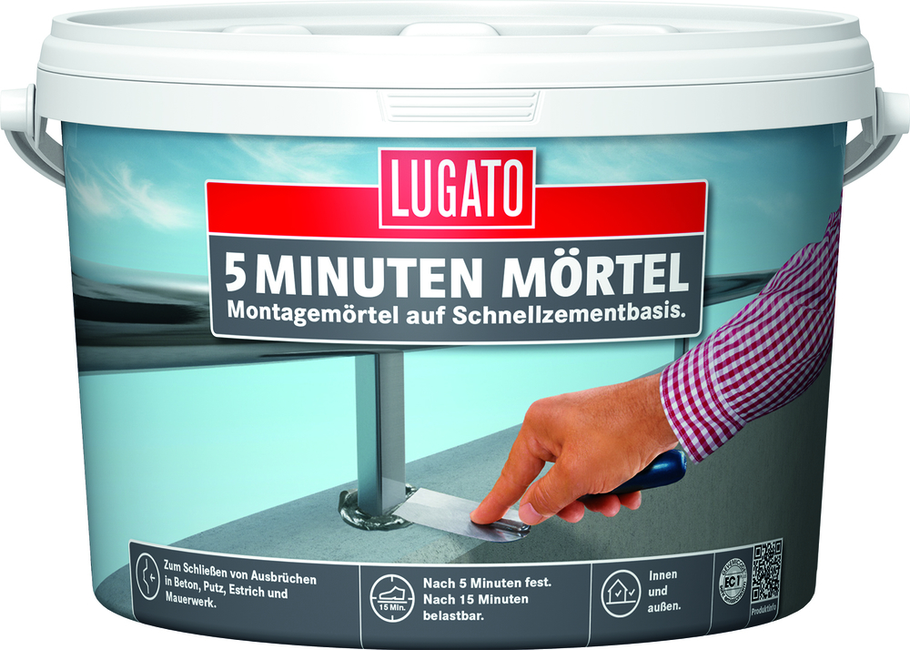 LUGATO CHEMIE Fünfminuten Mörtel 10 kg 