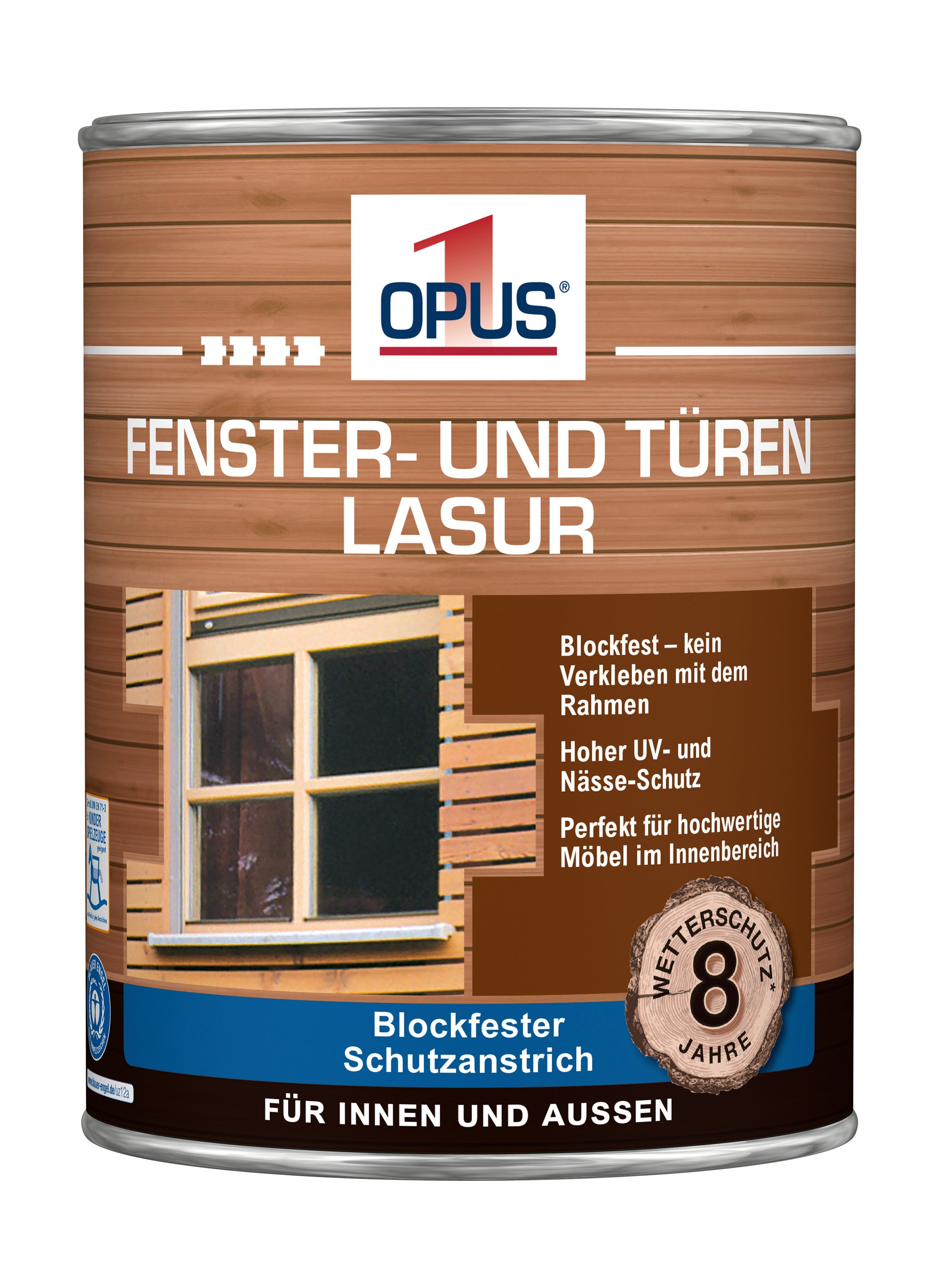 RÜHL FARBEN GMBH  DAW SE OPUS1 Fenster Türen Lasur buche 750ml wasserverdünnbar, WS 8 Jahre