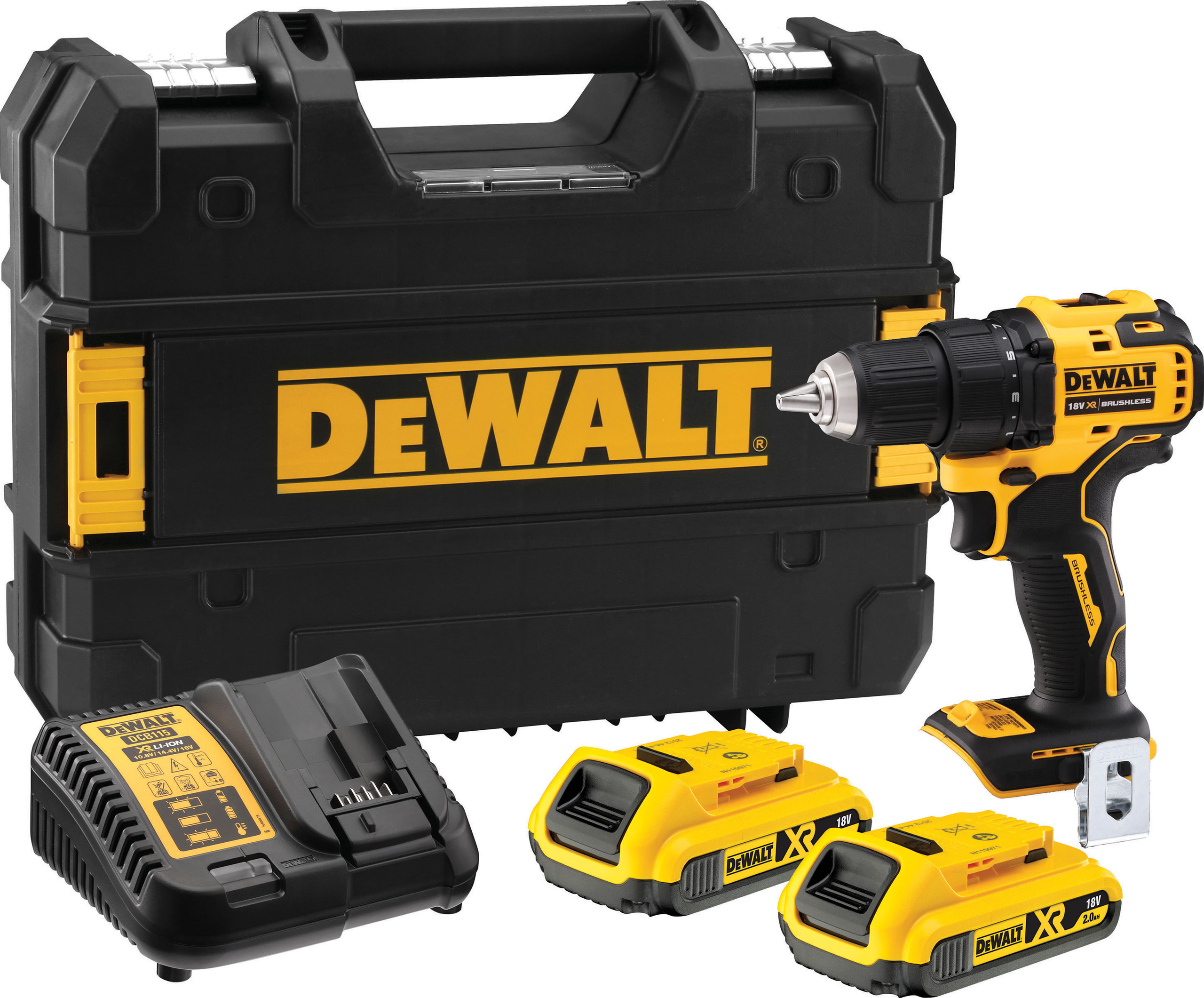 DEWALT STANLEY Akku-Bohrschrauber 18V/2Ah DEWALT