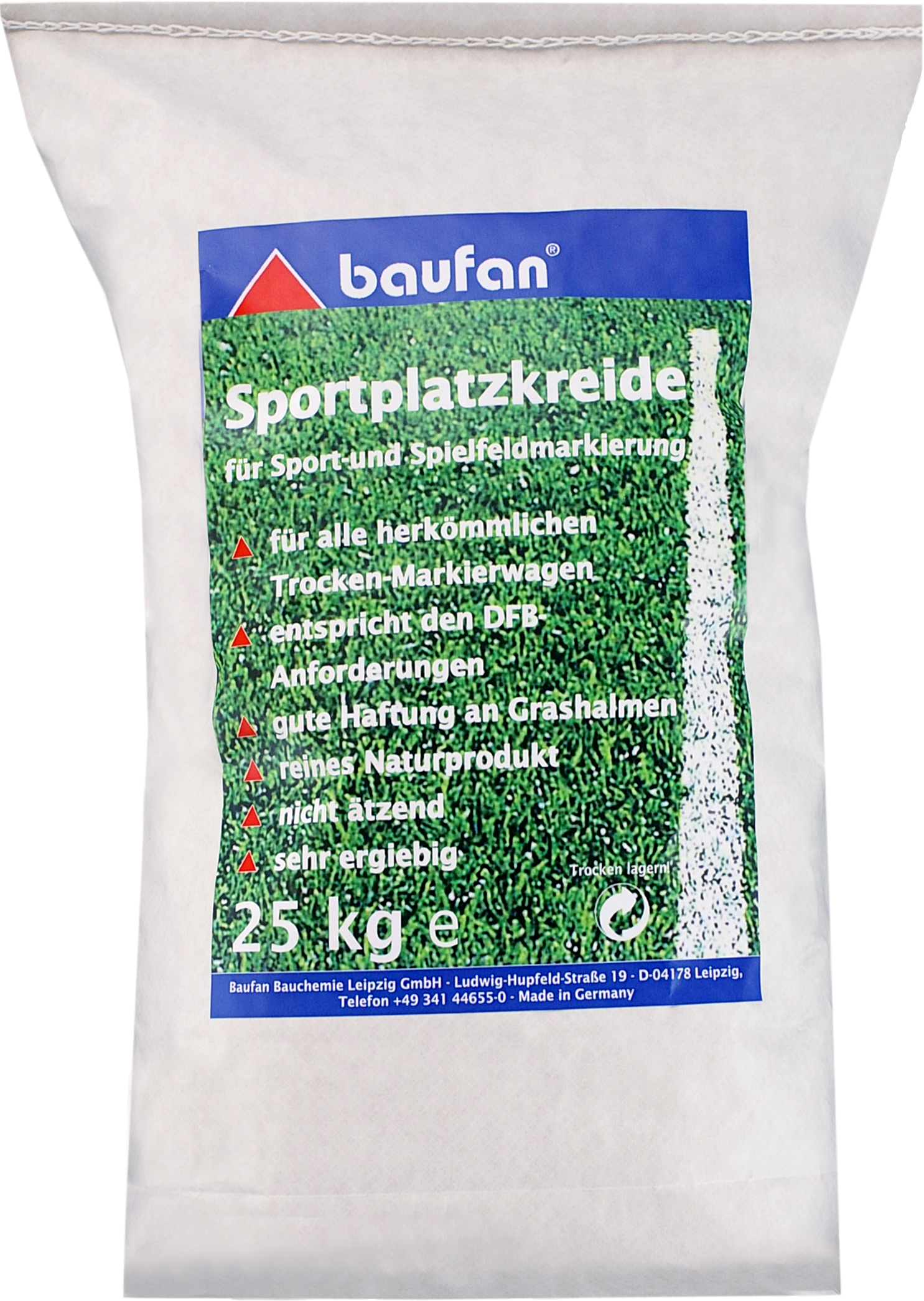 BAUFAN BAUCHEMIE Sportplatzkreide 25kg 