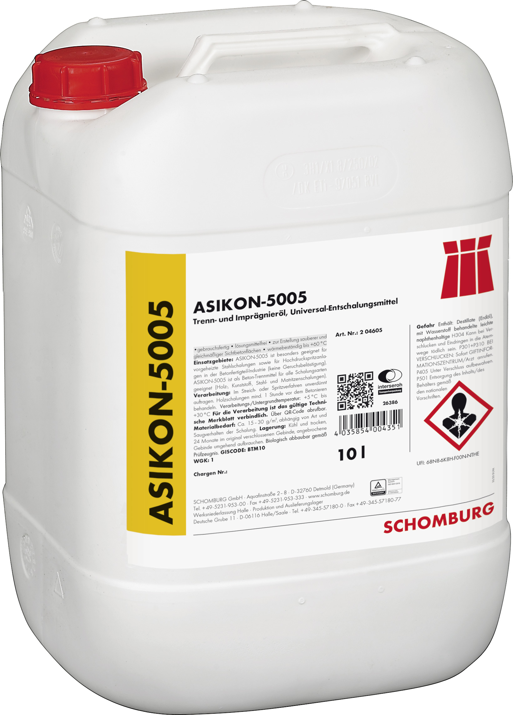 SCHOMBURG ASIKON-5005 Trenn- und Imprägnieröl 25l 