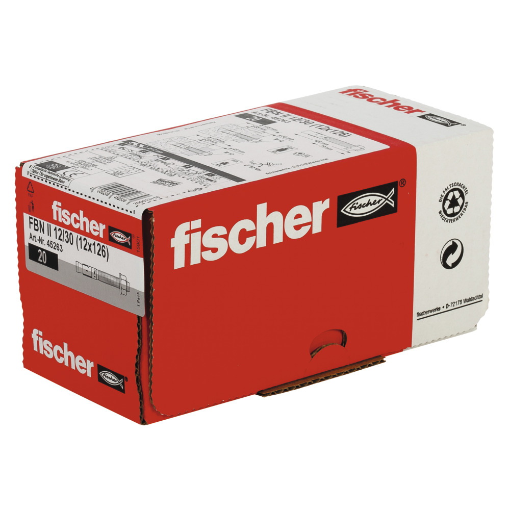 FISCHER Bolzen FBN II 12/30 galv. verz. (20 St.) 