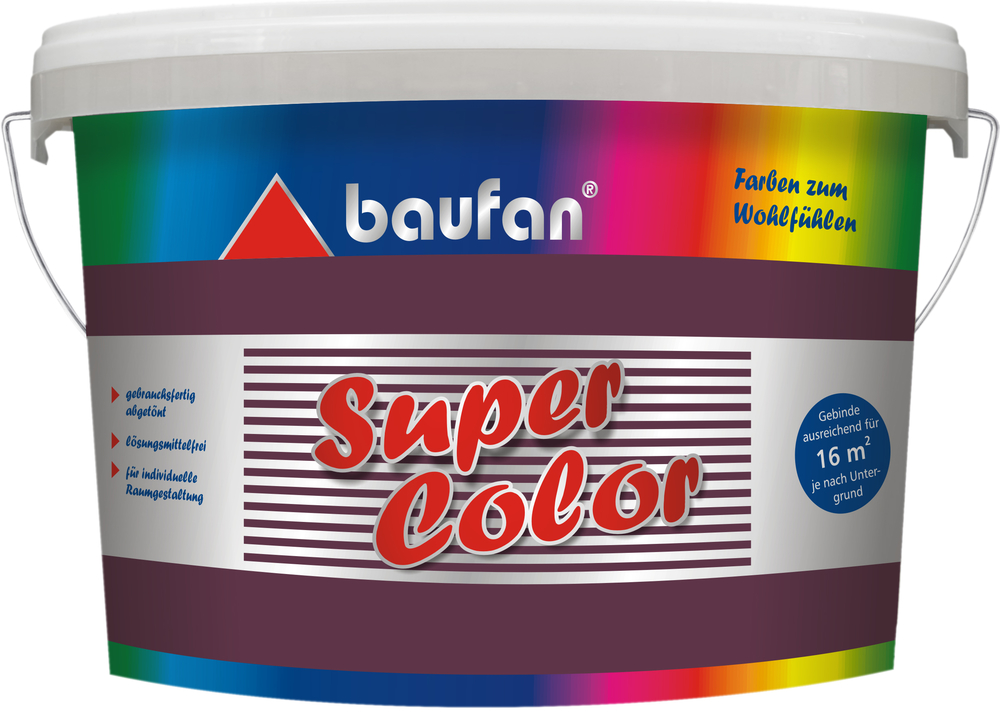 BAUFAN BAUCHEMIE Innenfarbe Super Color marone 2,5l 