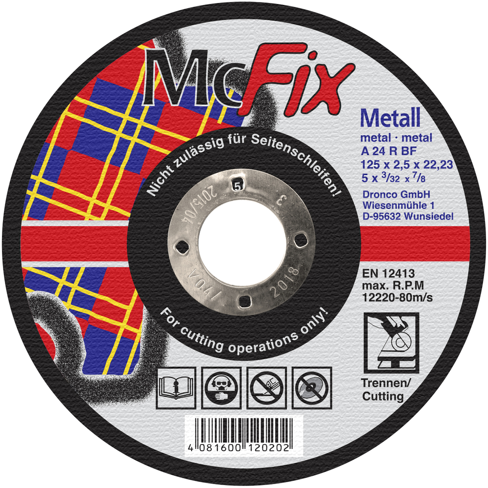 DRONCO Trennsch.Metall Aktion McFix 115mm 10St. 