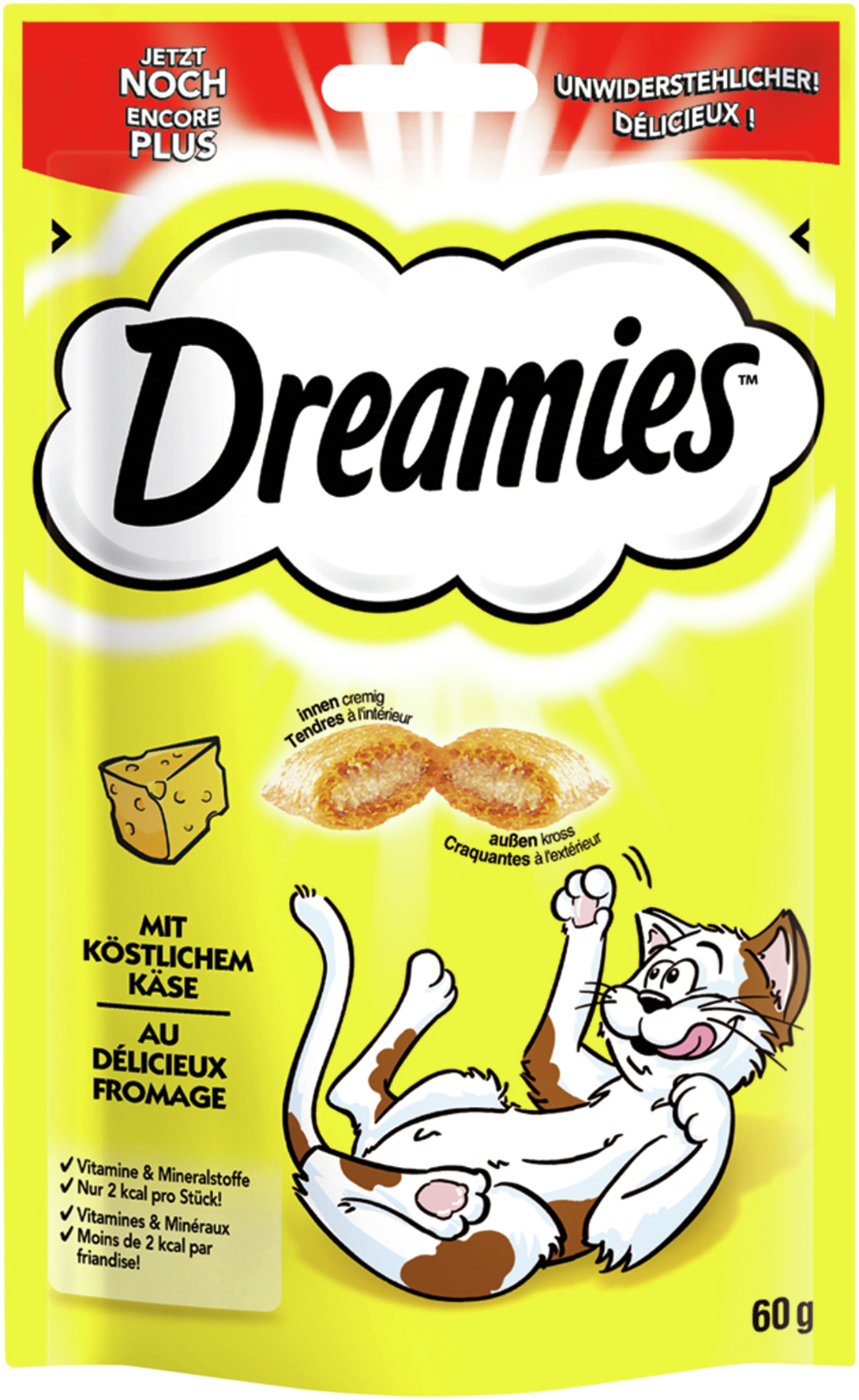 BTG BETEILIGUNGS GMBH Dreamies Cat mit Käse 60g 