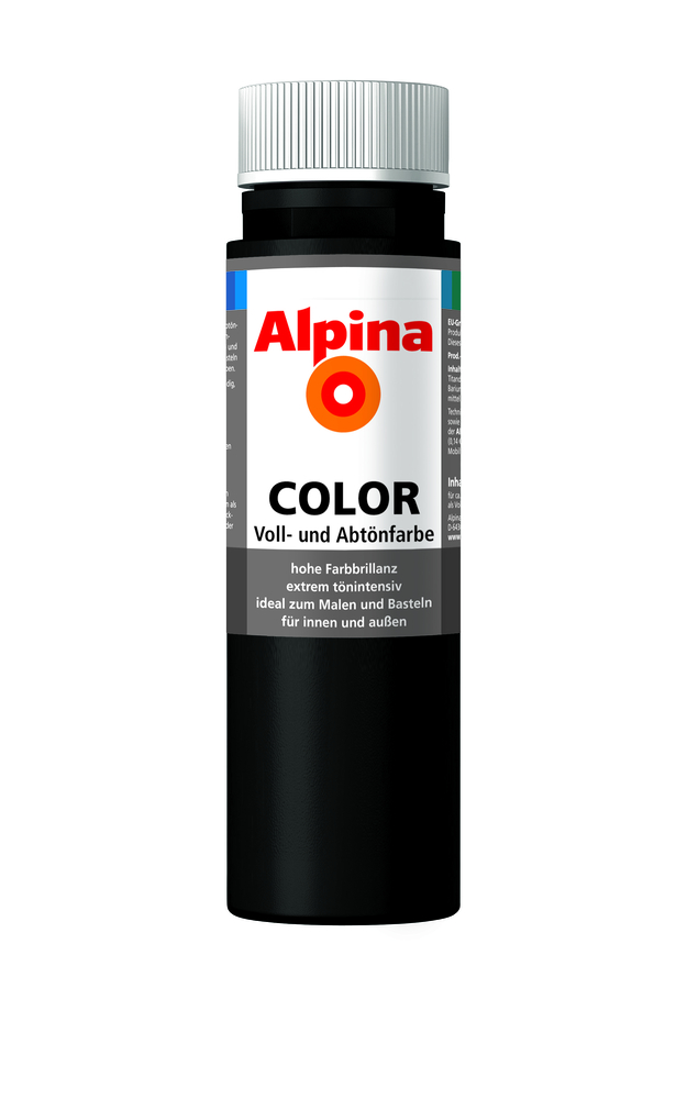ALPINA FARBEN Abtönpaste Alpina Color schwarz 250ml 