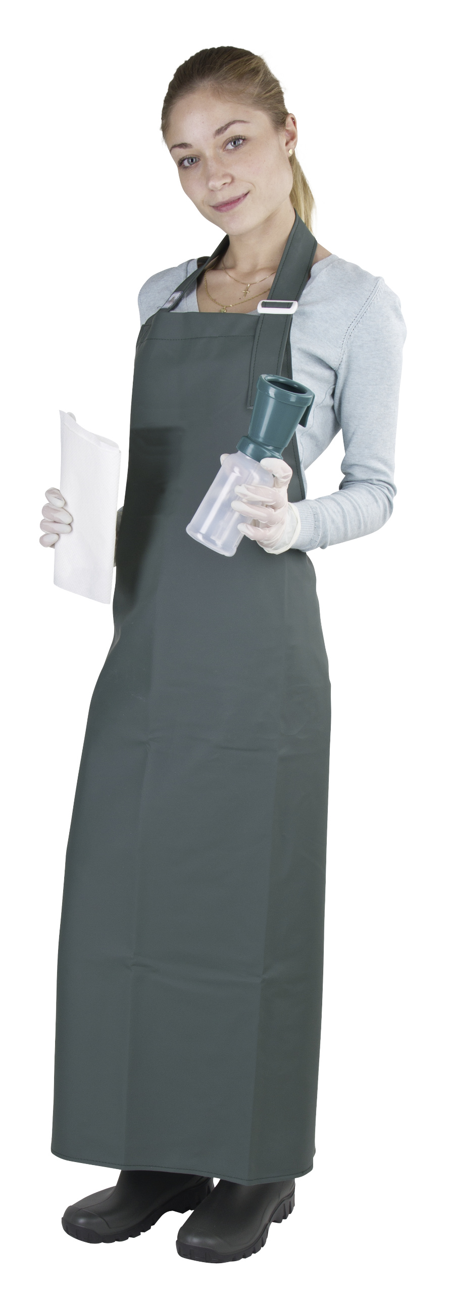 ALBERT KERBL GMBH Premium Melkerschürze, large, 125x118cm waterproof