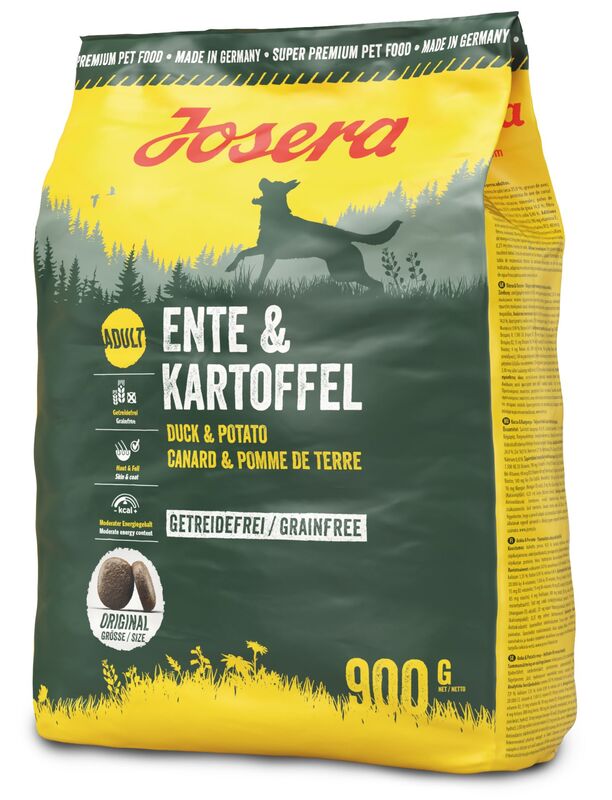 GRUNER Josera Ente&Kartoffel 900g Hundefutter Super Premium - KEINE DISPO