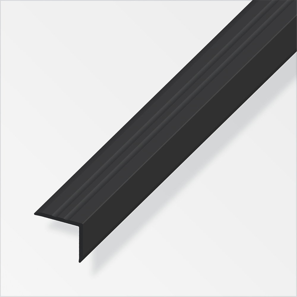 ALFER-ALUMINIUM GES.MBH - WUTÖSCHINGEN-H Treppenprofil 25x21mm PVC schwarz 1m schwarz