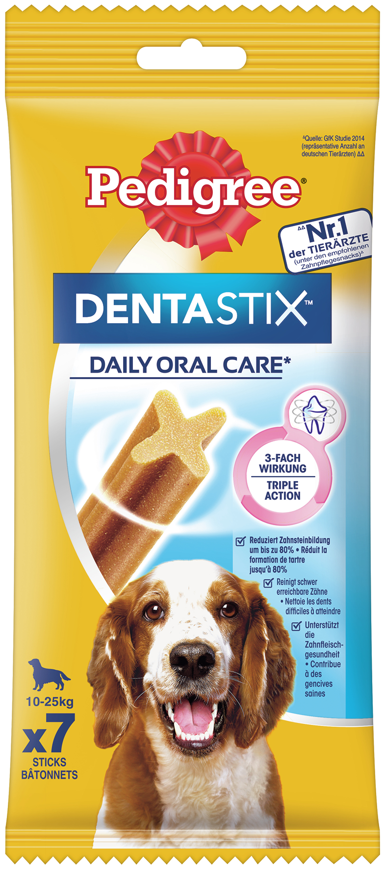 BTG BETEILIGUNGS GMBH Ped Denta Stix 2Sor. mitt&groß Hunde 7St 