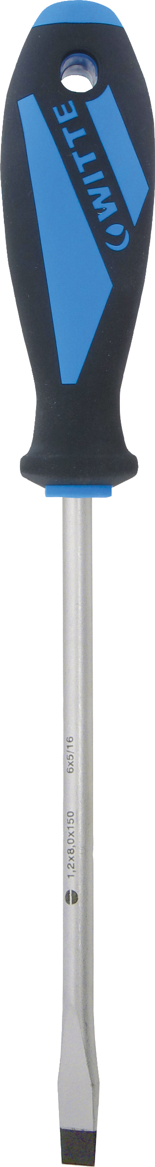 TRIUSO Schlitz-Schraubendreher 75x0,8x4,0 mm 2-Komponentengriff