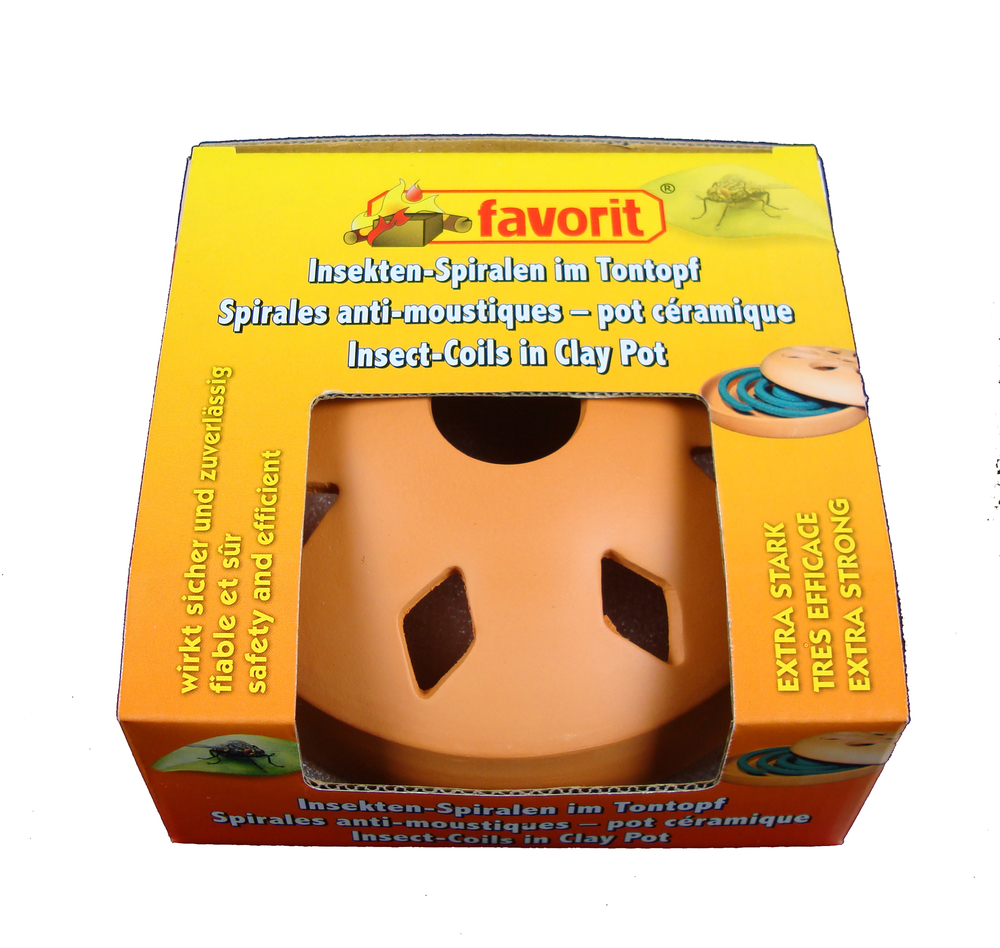 ALSCHU Favorit Insektentontopf + 2 Spiralen 