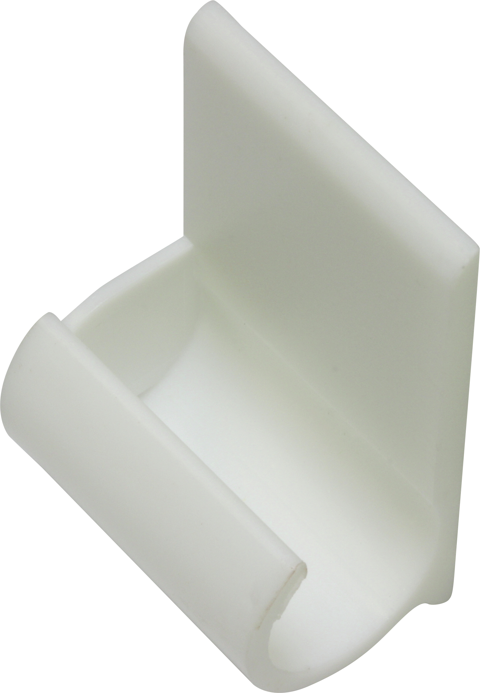 GARDINIA - Klebehaken für Vitragestange weiß (1 Paar)