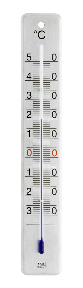 TFA DOSTMANN Thermometer Innen / Außen Edelstahl 