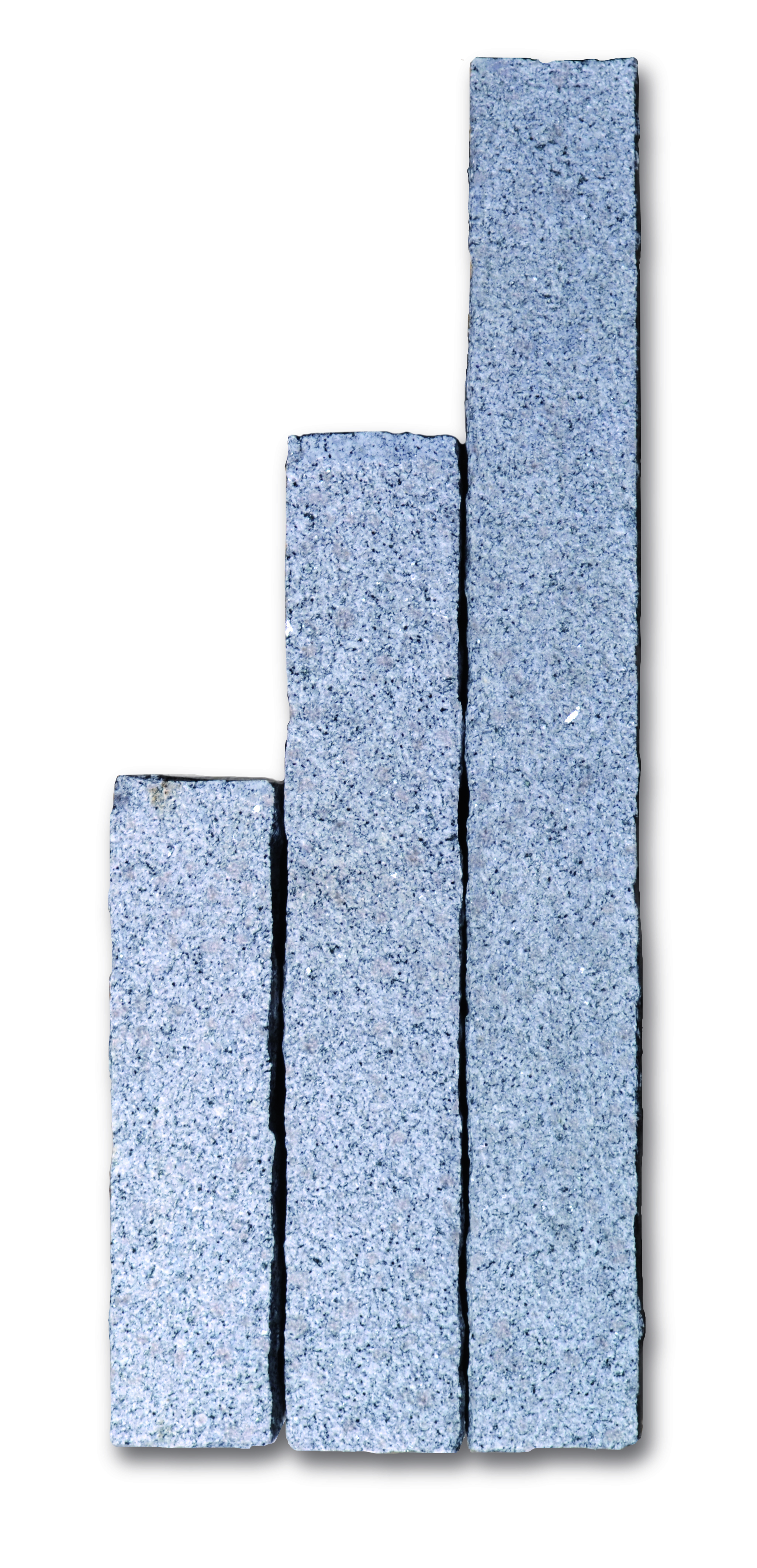 ZL OST Palisade BASIC gestockt 12x12x150cm grau Granit China