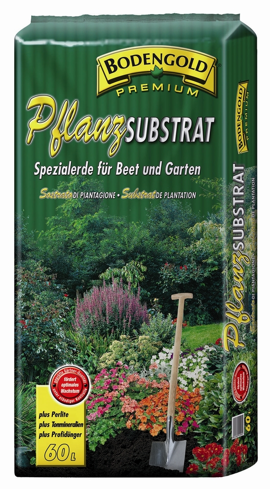 GREGOR ZIEGLER GMBH Bodengold Pflanzsubstrat Beet&Garten 60l Beet & Gartenerde