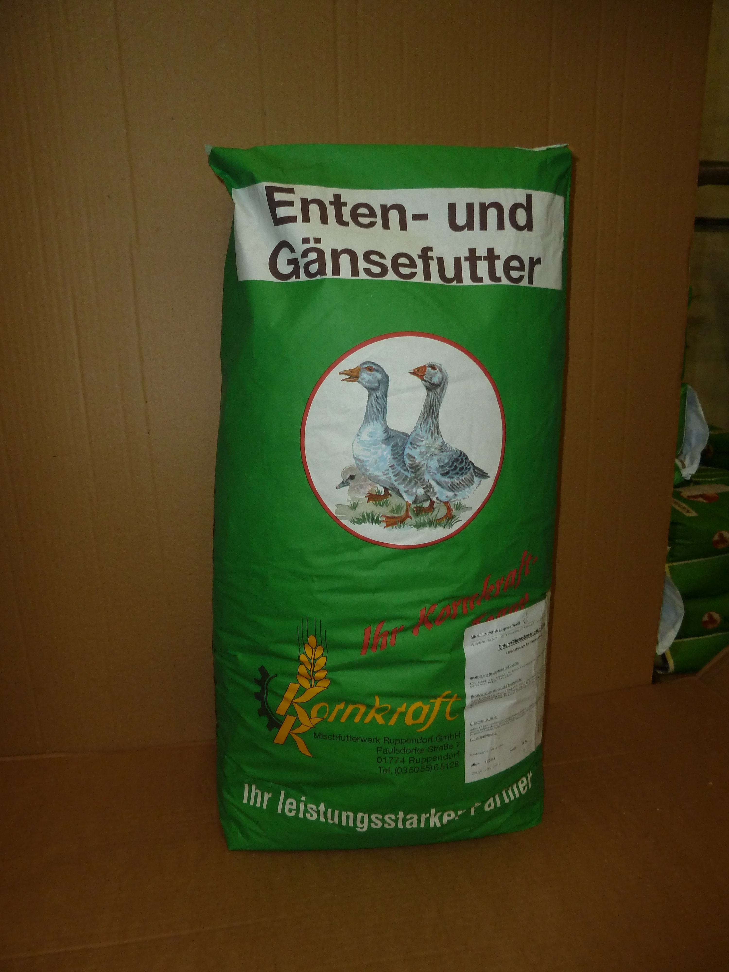 MISCHFUTTER RUPPENDORF Enten/Gänsestarter-Gekr. 25kg 