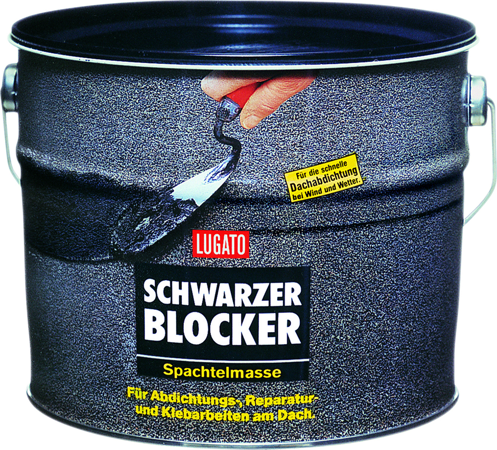 LUGATO CHEMIE Spachtelmasse 5 kg Schwarzer Blocker 