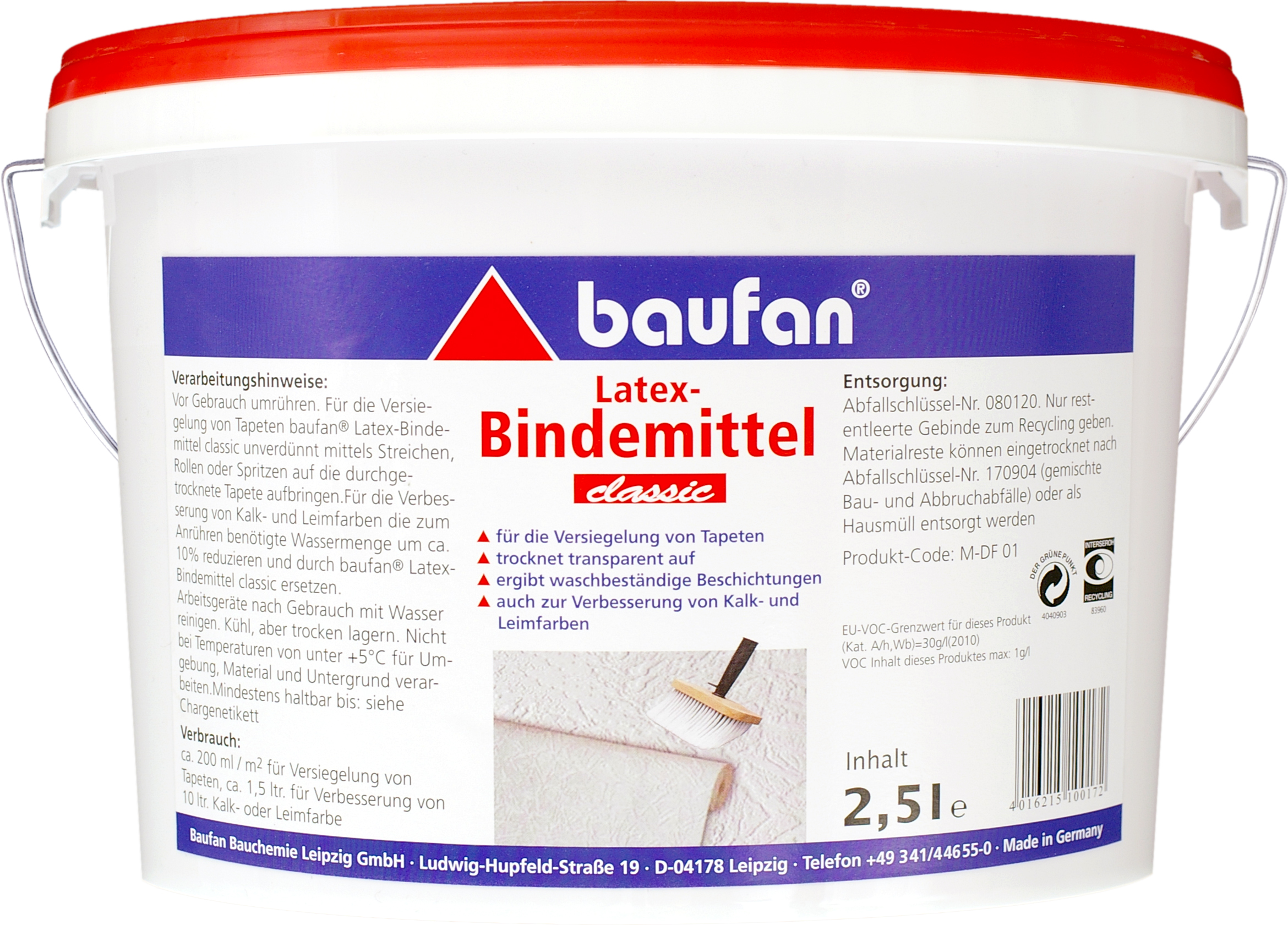 BAUFAN BAUCHEMIE Latex Bindemittel classic 2,5l 