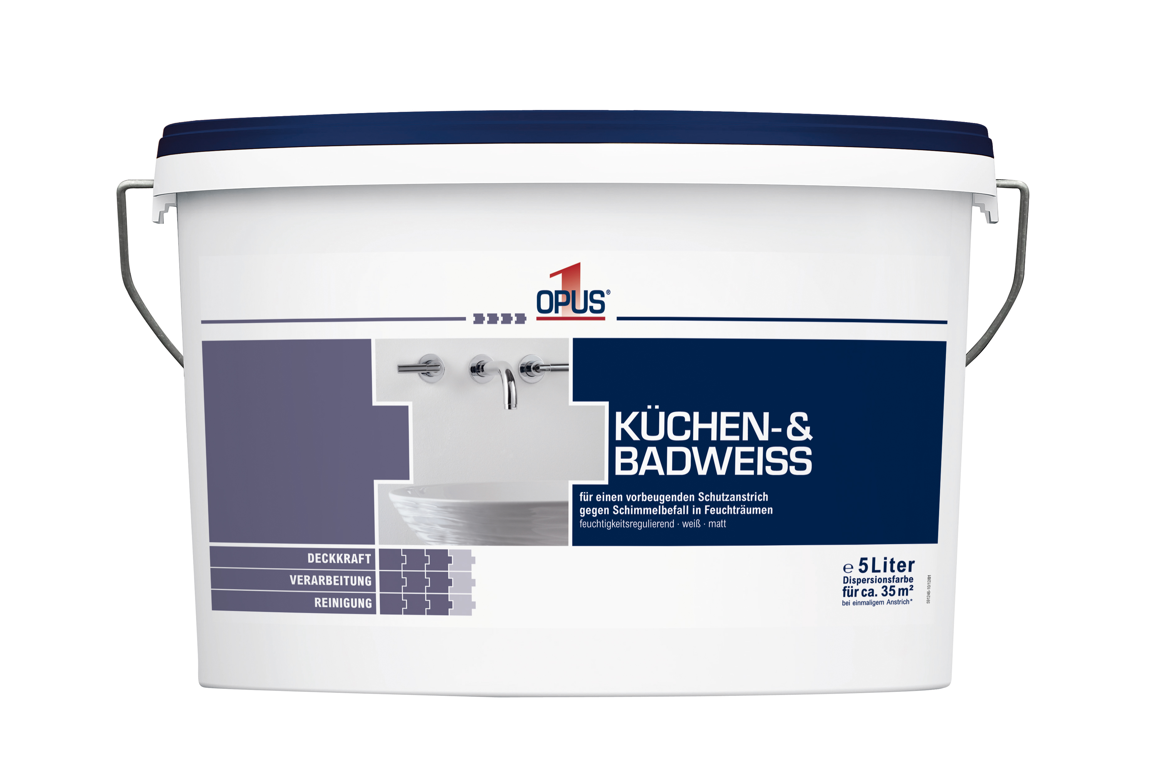 RÜHL FARBEN GMBH  DAW SE OPUS1 Küchen u. Bad Weiss 2,5L 