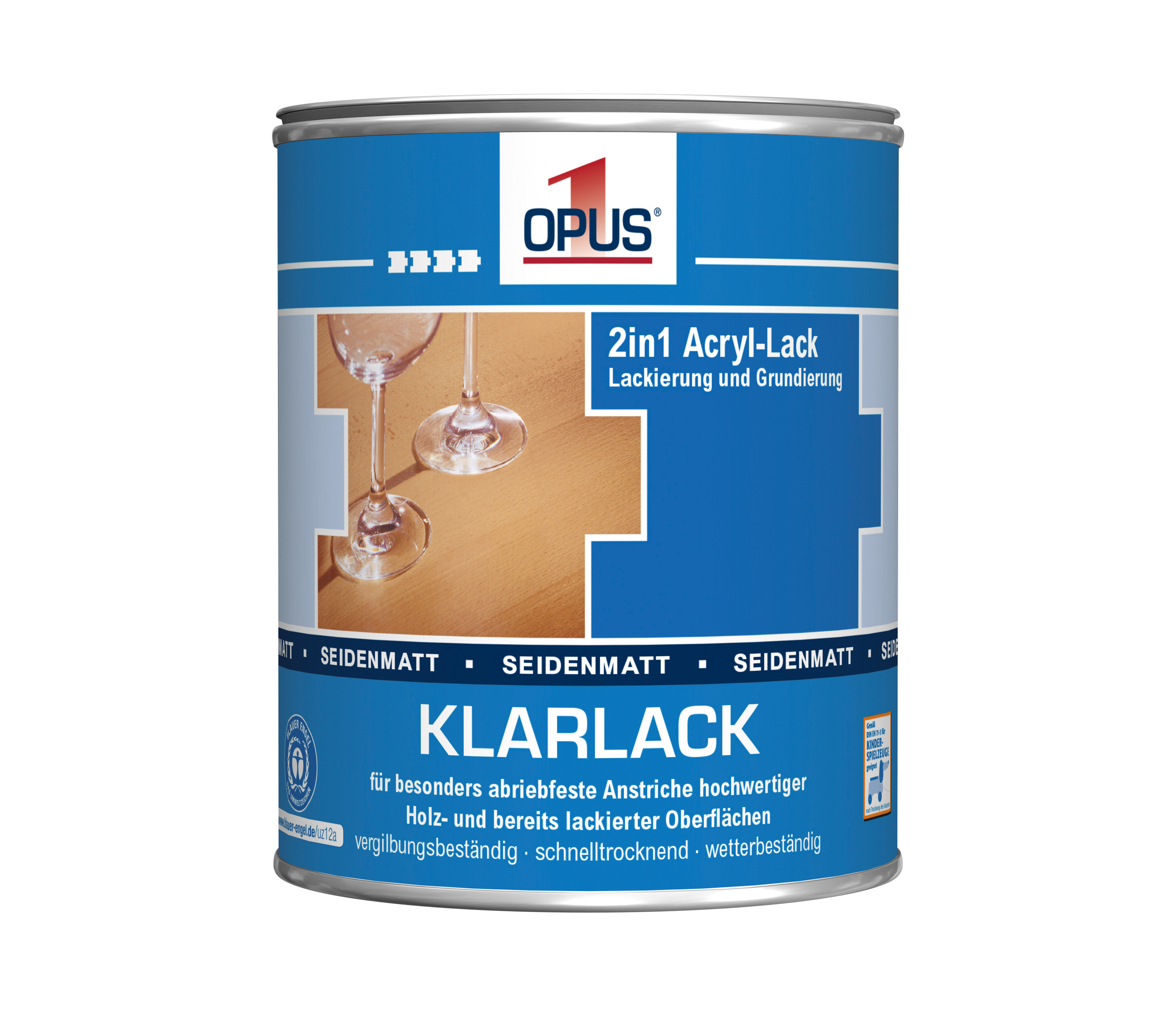 RÜHL FARBEN GMBH  DAW SE OPUS1 Klarlack wv seidenmatt 0,375L wasserverdünnbar