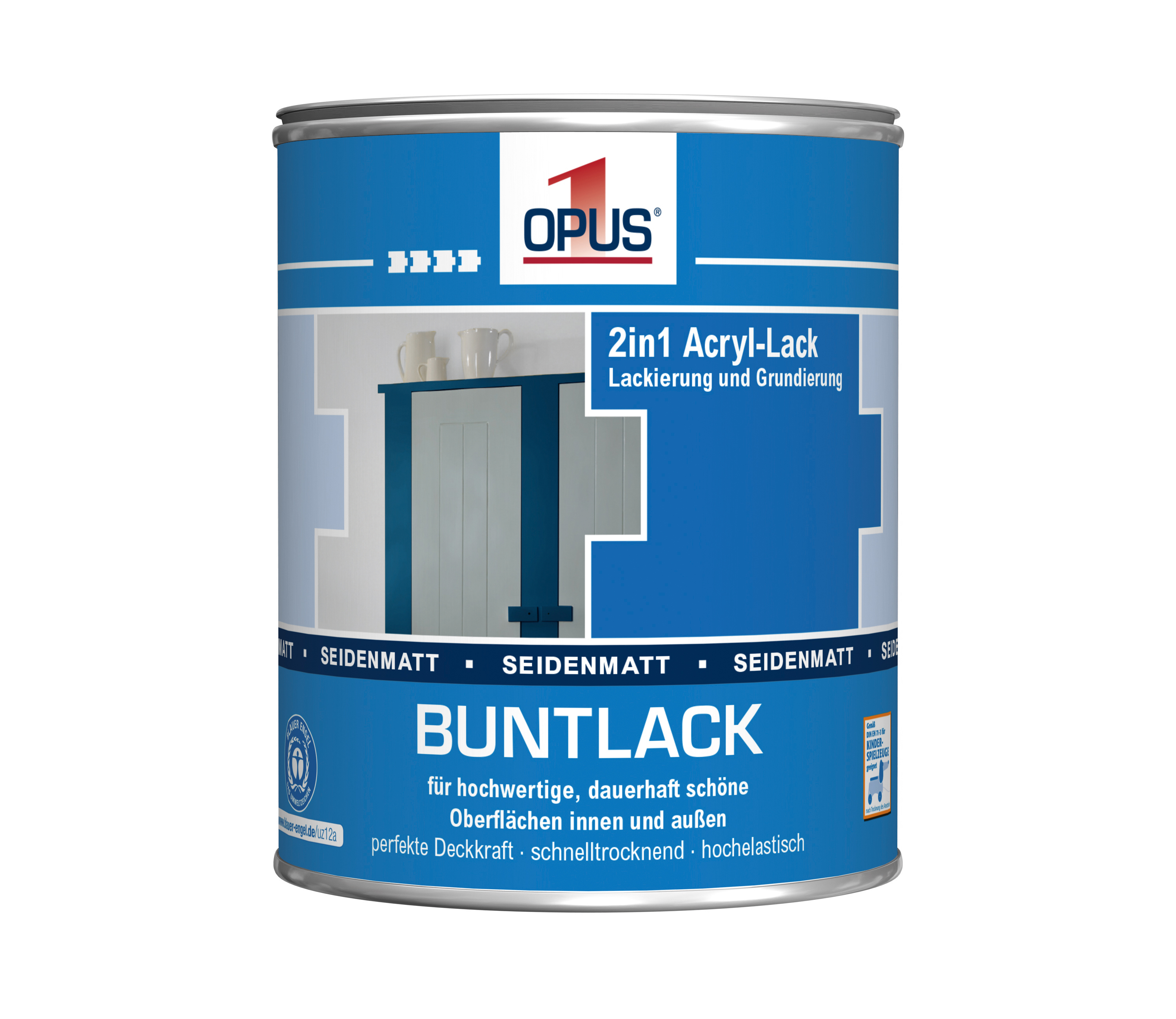 RÜHL FARBEN GMBH  DAW SE OPUS1 Buntlack wv sm anthrazit 0,75L wasserverdünnbar