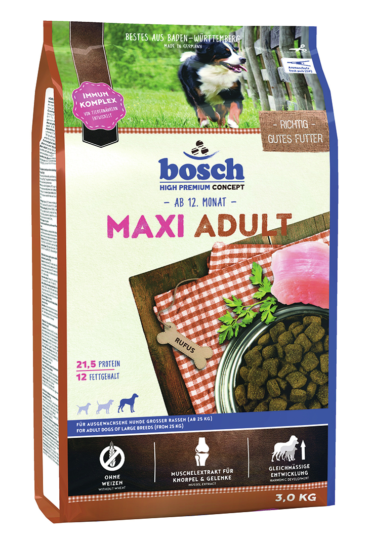 BTG BETEILIGUNGS GMBH Bosch Dog Adult Maxi 3kg 