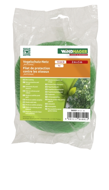 WINDHAGER HANDELSGESELLSCHAFT M.B.H. - T Vogelschutznetz Rational 10x4 m 